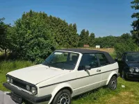 Gebraucht VW Golf Cabriolet 75 PS (55 kW) 1987 Weiß Cabrio
