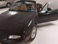 Gebraucht Mazda MX5 116 PS (85 kW) 1995 Schwarz Cabrio