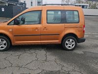 Second-hand VW Caddy 100 CP (73 kW) 2014 Galben Monovolum