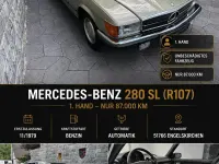 Gebraucht Mercedes SL280 185 PS (136 kW) 1979 Grün Cabrio