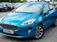 Gebraucht Ford Fiesta Titanium 101 PS (74 kW) 2018 Blau Kleinwagen