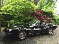 Brugt Corvette Stingray 300 HK (220 kW) 1969 Sort Cabriolet