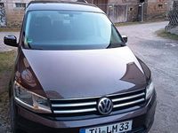 Gebraucht VW Caddy Comfortline 102 PS (75 kW) 2015 Braun Van / Kleinbus