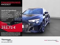 Gebraucht Audi A3 S-Line 150 PS (110 kW) 2023 Mythosschwarz metallic Limousine