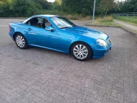 Gebraucht Mercedes SLK200 163 PS (119 kW) 2000 Blau Cabrio