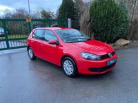 Gebraucht VW Golf VI Trendline 80 PS (58 kW) 2009 Rot Kleinwagen