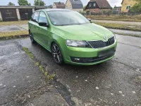 Gebraucht Skoda Rapid Style 105 PS (77 kW) 2014 Grün Kleinwagen