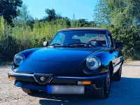Gebraucht Alfa Romeo Spider 127 PS (93 kW) 1985 Schwarz Cabrio