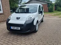 Gebraucht Peugeot Bipper Active 75 PS (55 kW) 2014 Lack weiss banquise/deckende Van / Kleinbus