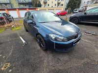 Gebraucht VW Golf VI Trendline 80 PS (58 kW) 2010 Blau Kleinwagen