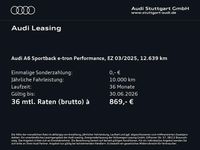 Gebraucht Audi e-tron Sportback Performance 269 kW (367 PS) 2025 Mythosschwarz metallic SUV
