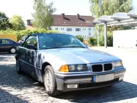 Gebraucht BMW 320 Cabriolet 150 PS (110 kW) 1996 Blau Cabrio