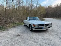Gebraucht Mercedes SL350 200 PS (147 kW) 1973 Weiß Cabrio