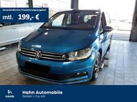 Gebraucht VW Touran Active 150 PS (110 kW) 2021 Caribbean blue metallic Van / Kleinbus