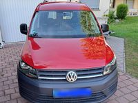 Second-hand VW Caddy Maxi 110 CP (80 kW) 2017 Roșu Monovolum