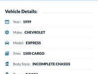 Gebraucht Chevrolet Express 245 PS (180 kW) 1999 Weiß Van