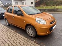 Gebraucht Nissan Micra Visia 80 PS (58 kW) 2012 Orange Kleinwagen