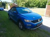 Gebraucht VW T-Roc Cabriolet 110 PS (80 kW) 2021 Blau Cabrio