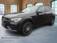Gebraucht Mercedes GLC300e Night 306 PS (225 kW) 2021 Metalliclack obsidianschwarz SUV