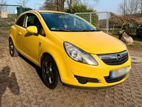 Gebraucht Opel Corsa Edition 69 PS (50 kW) 2010 Gelb Kleinwagen