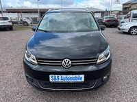 Gebraucht VW Touran Life 105 PS (77 kW) 2013 Schwarz Van / Kleinbus