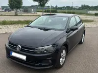 Gebraucht VW Polo Comfortline 95 PS (69 kW) 2019 Schwarz Kleinwagen
