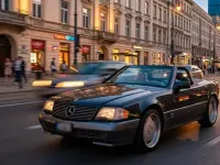 Gebraucht Mercedes SL600 394 PS (289 kW) 1993 Schwarz Cabrio