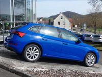 Gebraucht Skoda Scala Style 116 PS (85 kW) 2020 Blau Kleinwagen