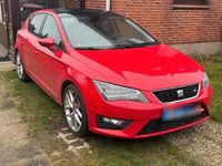 Usata Seat Leon 150 CV (110 kW) 2014 Rosso Berlina