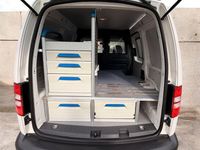 Second-hand VW Caddy 109 CP (80 kW) 2012 Alb Monovolum