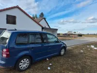 Gebraucht VW Touran Conceptline 140 PS (102 kW) 2009 Blau Van / Kleinbus