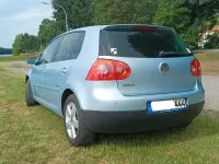 Gebraucht VW Golf VI United 80 PS (58 kW) 2008 Blau Kleinwagen