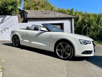 Usata Audi A5 Cabriolet S-Line 177 CV (130 kW) 2014 Bianco Cabrio