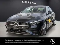 Gebraucht Mercedes A180 AMG line 136 PS (100 kW) 2024 Unilack nachtschwarz Limousine