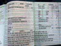 Gebraucht VW New Beetle Cabriolet 102 PS (75 kW) 2005 Blau Cabrio