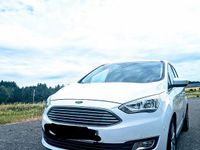 Gebraucht Ford C-MAX Titanium 125 PS (91 kW) 2018 Weiß Van / Kleinbus