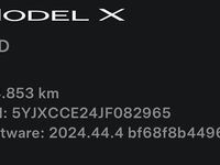 Brugt Tesla Model X 386 kW (525 HK) 2018 Sort SUV