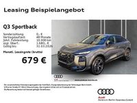 Neu Audi Q3 Sportback S-Line 150 PS (110 kW) 2025 Grau SUV
