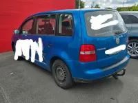 Gebraucht VW Touran Basis 116 PS (85 kW) 2003 Blau Van / Kleinbus