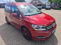 Gebraucht VW Caddy Trendline 125 PS (91 kW) 2015 Rot Van / Kleinbus