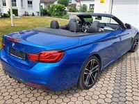 gebraucht BMW 440 440 i Cabrio xDrive Aut. M Sport,1.Hd, Estoril Blau