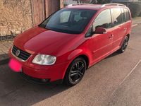 Gebraucht VW Touran Highline 140 PS (102 kW) 2005 Rot Van / Kleinbus