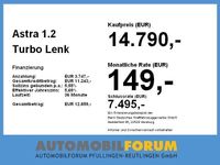 gebraucht Opel Astra 1.2 Turbo Lenk & Sitzheizung Allwetterreif