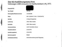 gebraucht VW Käfer 1300 11/1970, Restauriert, kleine Heckleuchten,