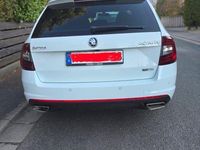 Gebraucht Skoda Octavia RS 184 PS (135 kW) 2018 Weiß Kombi