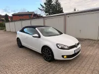 Gebraucht VW Golf Cabriolet 105 PS (77 kW) 2011 Weiß Cabrio