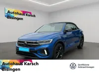 Gebraucht VW T-Roc Cabriolet R-line 150 PS (110 kW) 2022 Ravennablau (metallic) Cabrio