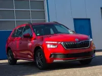 Gebraucht Skoda Kamiq Ambition 110 PS (80 kW) 2021 Rot SUV