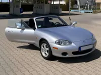 Gebraucht Mazda MX5 110 PS (80 kW) 2002 Silber Cabrio