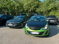 Gebraucht Opel Corsa Sport 88 PS (64 kW) 2014 Grün Kleinwagen